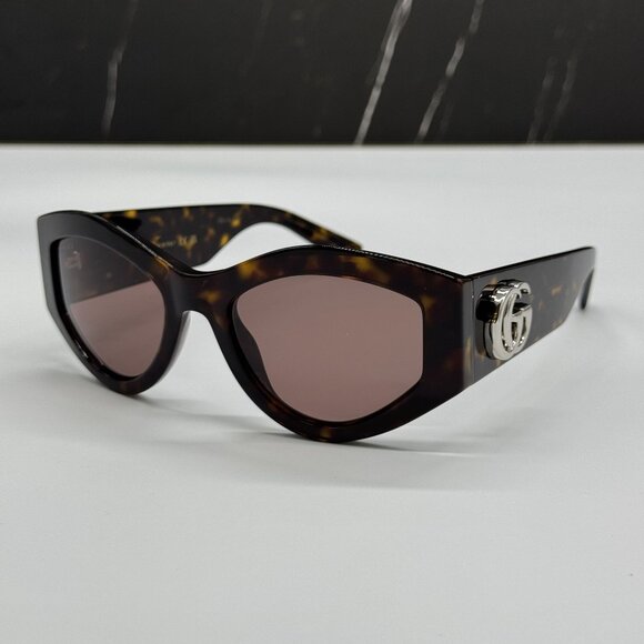 NEW GUCCI SUNGLASSES HAVANA WOMEN CAT EYE EYEWEAR GUCCI GG1951S 002 main image 10